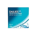 Dailies AquaComfort Plus Tageslinsen weich, 90 Stück, BC 8.7 mm, DIA 14.0...