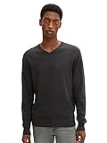 TOM TAILOR Herren 1012820 Basic Strickpullover Mit V-Ausschnitt, 10617 -...