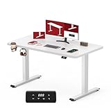 SANODESK Höhenverstellbarer Schreibtisch mit KOMPLETTER TISCHPLATTE,...