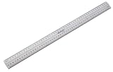 Westcott E-10113 00 Schneidelineal aus Metall, 50 cm, silber