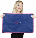 Magic Gel XXL Kühlkissen 60 x 38 cm - Gelmatte für den Ganzen Oberkörper...