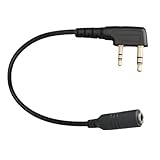 FGDTREE K Typ Zwei Pin Auf-3 5-mm Buchsenadapter Für Die Meisten Mobilen...