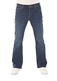 Lee Herren Jeans Bootcut Denver Hose Blau Jeanshose Männer Baumwolle...