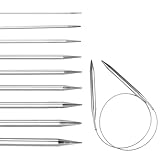 9 Pcs Stricknadeln,Stricknadeln Rundstricknadel Set,Rundstricknadeln für...