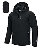 Outdoor Ventures Regenjacke Herren Wasserdicht Atmungsaktiv, Packbar...