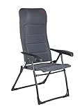 Crespo AP-215/86 Air-Deluxe Campingstuhl, Aluminium, grau, 64 x 64 x 119 cm