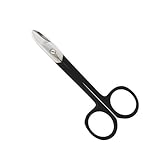 CREDO Edelstahl Nagelschere 10,5 cm gebogen – Rostfreie Fußnagelschere...