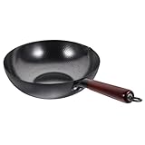 OKUMEYR Handgeschmiedeter Eisentopf Sautepfanne wok dampfkochtopf fry pan...