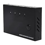 Jectse 4 in 4 Out USB Switch Praktisches Datenfreigabe -Gerät für Office...
