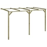 vidaXL Holz Terrassenüberdachung 4 m Pergola Veranda Überdachung...