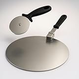 Pizzaschieber/Pizzaschaufel mit Pizzaschneider im Set