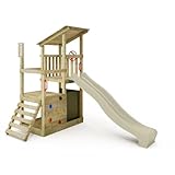 FATMOOSE Spielturm Klettergerüst FruityForest Fun XXL mit salbeigrüner...