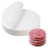 500 Stück Antihaft Burgerpapier Rund 15cm Lebensmittelecht Blatt...