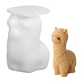 3D Alpaka Silikonform Kerzenform Alpaka Gießform Silikonform Tiere...