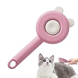 Zupfbürste für Haustiere, antistatisch, mit Entriegelungsknopf,...