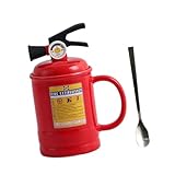 ZWTPGKRD Kaffeetasse mit stabilem Feuerlöscher-Motiv, 450 ml...