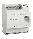 devolo Magic 2 LAN DINrail Powerline Hutschienen Adapter, bis zu 2.400...