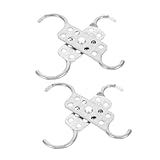 Warmhm 2 Stück Teiliges Aluminium Hasp mit Löchern Sicherheits Hasp für...