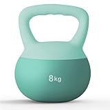 sogesfurniture Weiche Kettlebell 8 kg, Kugelhantel Weich, Bodenschonende...