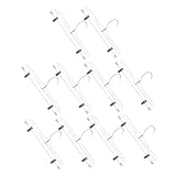 VALICLUD 10 Stück Teiliges Verstellbare Hosen Rockbügel mit Clips...