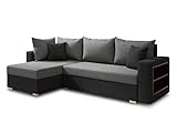 Ecksofa Lord mit praktischen Regal - Sofa mit Bettkasten und...