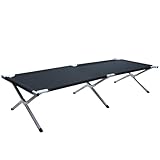 Kronenburg Feldbett XXL, Campingbett 210 cm x 72 cm x 45 cm –...