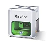 Bisofice K6 Laser Graviermaschine 3W, DIY Mini Lasergravur Maschine 80x80mm...