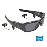 Hereta Kamera Sonnenbrille, Bluetooth Sonnenbrille Full HD 1080P...