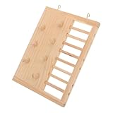 UTHCLO Hamster Kletterleiter aus Holz Sicheres Interaktives für Hamster...