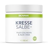 BIOVANA Kressesalbe Plus – Altersflecken Creme/Gesichtscreme (1 Flasche -...