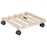 WAGNER Pflanzenroller PALETTI 34 x 34 x 8 cm I Pflanzenroller für...