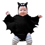 MNSWR Warmer Strampler Baby Baby Fledermauskostüm Mein 1. Halloween-Outfit...