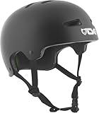 TSG Unisex Evolution Solid Color Helm, Schwarz (satin black), S/M EU