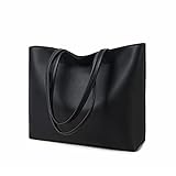 MEEGIRL Damen Henkeltaschen, Einfache Handtaschen PU Leder Tote Shopper Bag...