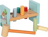 small Foot Klopfbank „Jungle Friends“, Robustes Klopfspiel aus FSC®...