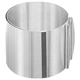 Hperu Kuchenring 6-12 Verstellbare Kuchenringe zum Backen von 6 '' hoher...
