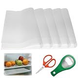 JIUHEEDAMAI 10er Antibakterielle Kühlschrankmatten, rutschfest entziehen...