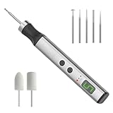 Gravierstift, 7-Kopf-Präzisionsgravurstift, 5-stufiges kabelloses...