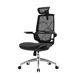 SIHOO M59AS Ergonomischer Bürostuhl mit 3D-koordinierbaren, hochklappbaren...
