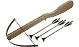 Holzspielerei - Kinderarmbrust historisch mit 3 Pfeilen