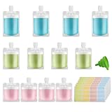 KQDRAVINE 12 Quetschbeutel, Handgepäck Flüssigkeiten, Reisegröße...