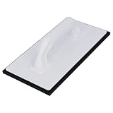HELPMATE Reibebrett Kunststoff, 280 x 140 mm, 8mm Zellkautschuk schwarz,...