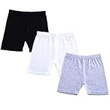 SZJIAHTM 3 Pack Kinder Mädchen Sommer Shorts Baumwolle Kurze Hose Shorts...