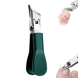 Schräge Nagelknipser Fußnägel, Breiter Nagelknipser aus Edelstahl mit...