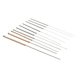 Robustes und zuverlässiges Set mit zehn Edelstahl-Nadelreinigern, perfekt...