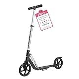 HUDORA BigWheel Pure Scooter I Stabiler Aluminium-Roller mit Ständer I...