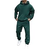 Battnot Jogginganzug Herren Sportbekleidung Trainingsanzug Herren Einfarbig...