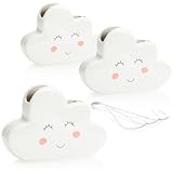 com-four® 3X Luftbefeuchter Heizung - Heizkörper Luftbefeuchter Wolke -...