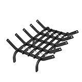 PEILU Stahl Kaminroste 42x30x12cm Brennholz Feuerrost V-förmig...