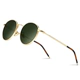 SUNGAIT Runde Vintage Polarisierte Sonnenbrille Klassische Retro...